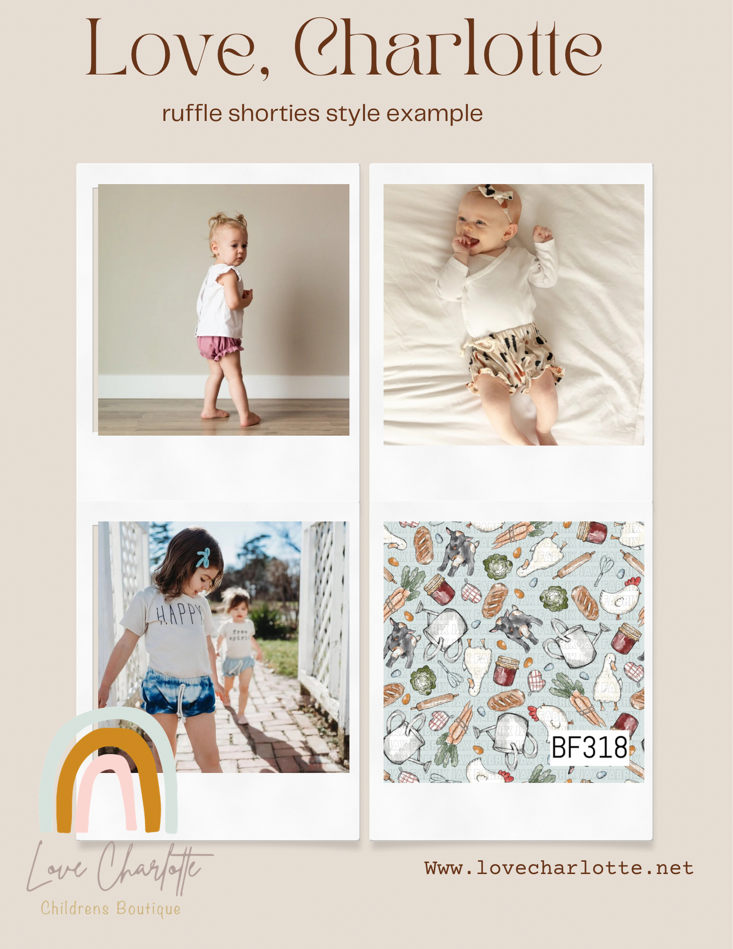 Farm Ruffle shorties