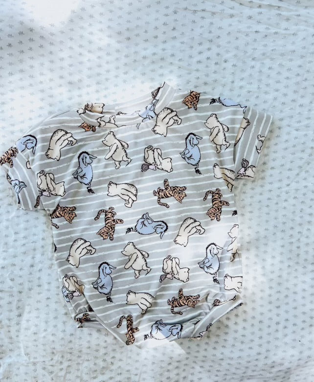 Winnie the Pooh t shirt romper