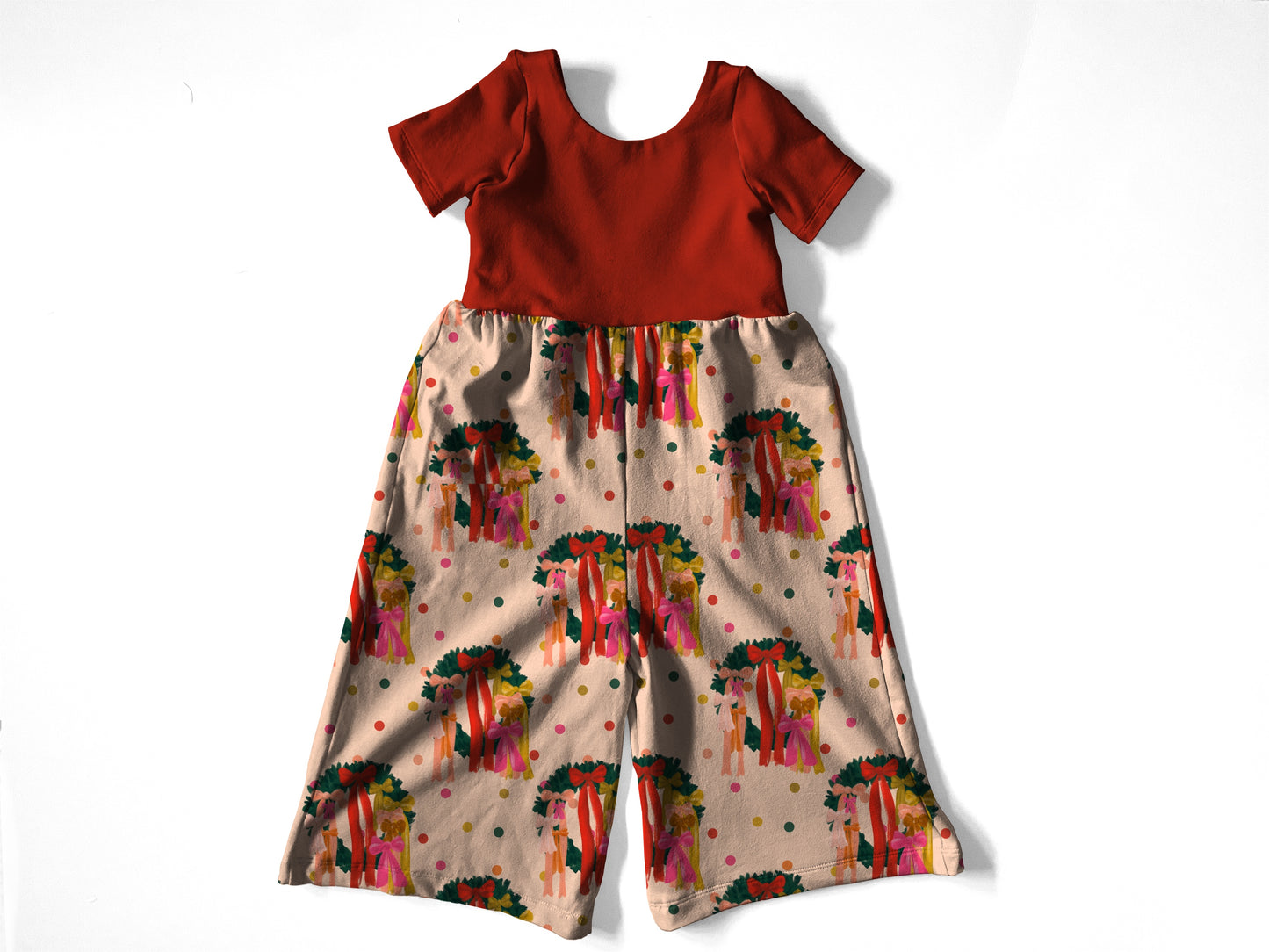Wreath Autumn romper