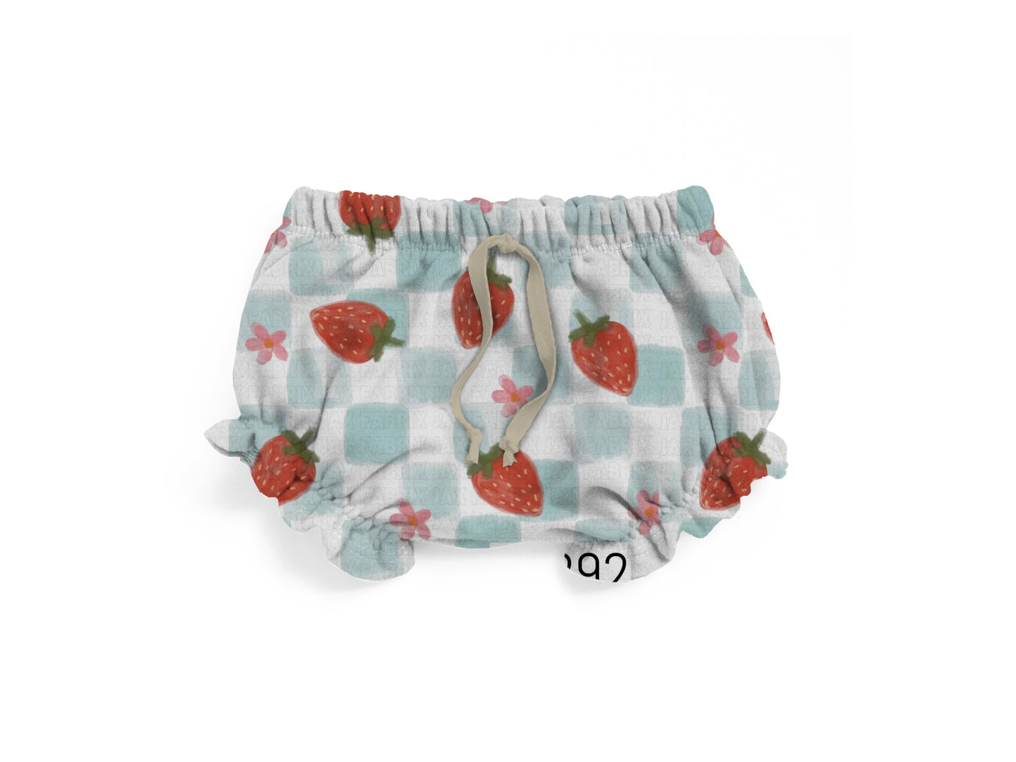 Strawberry check Ruffle shorties
