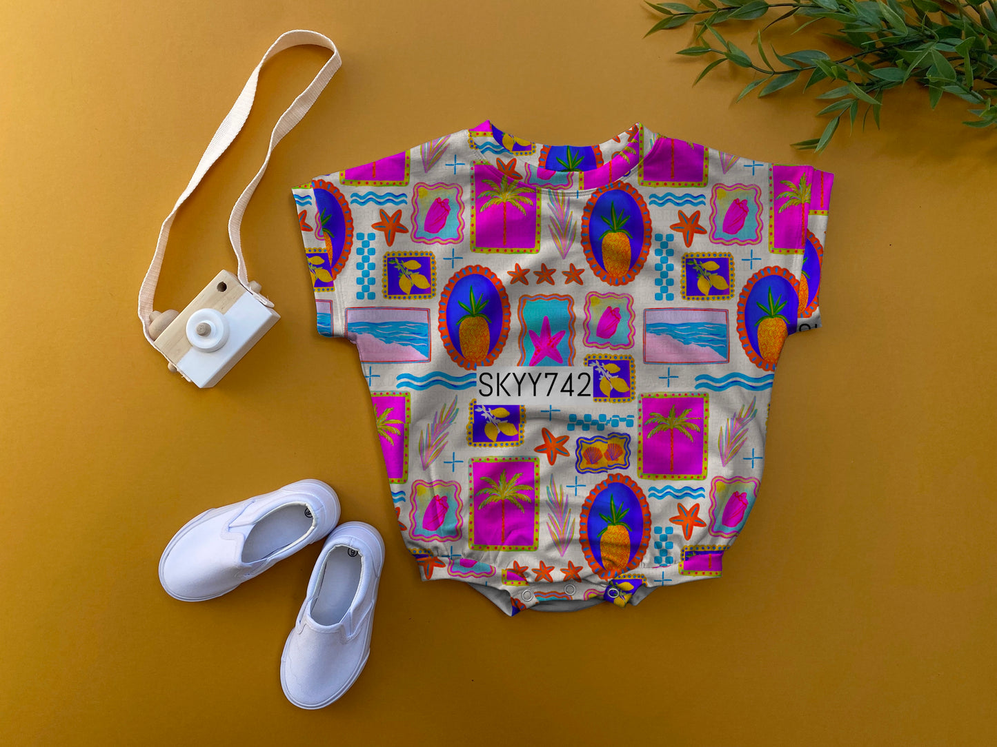 Vacation oversized romper