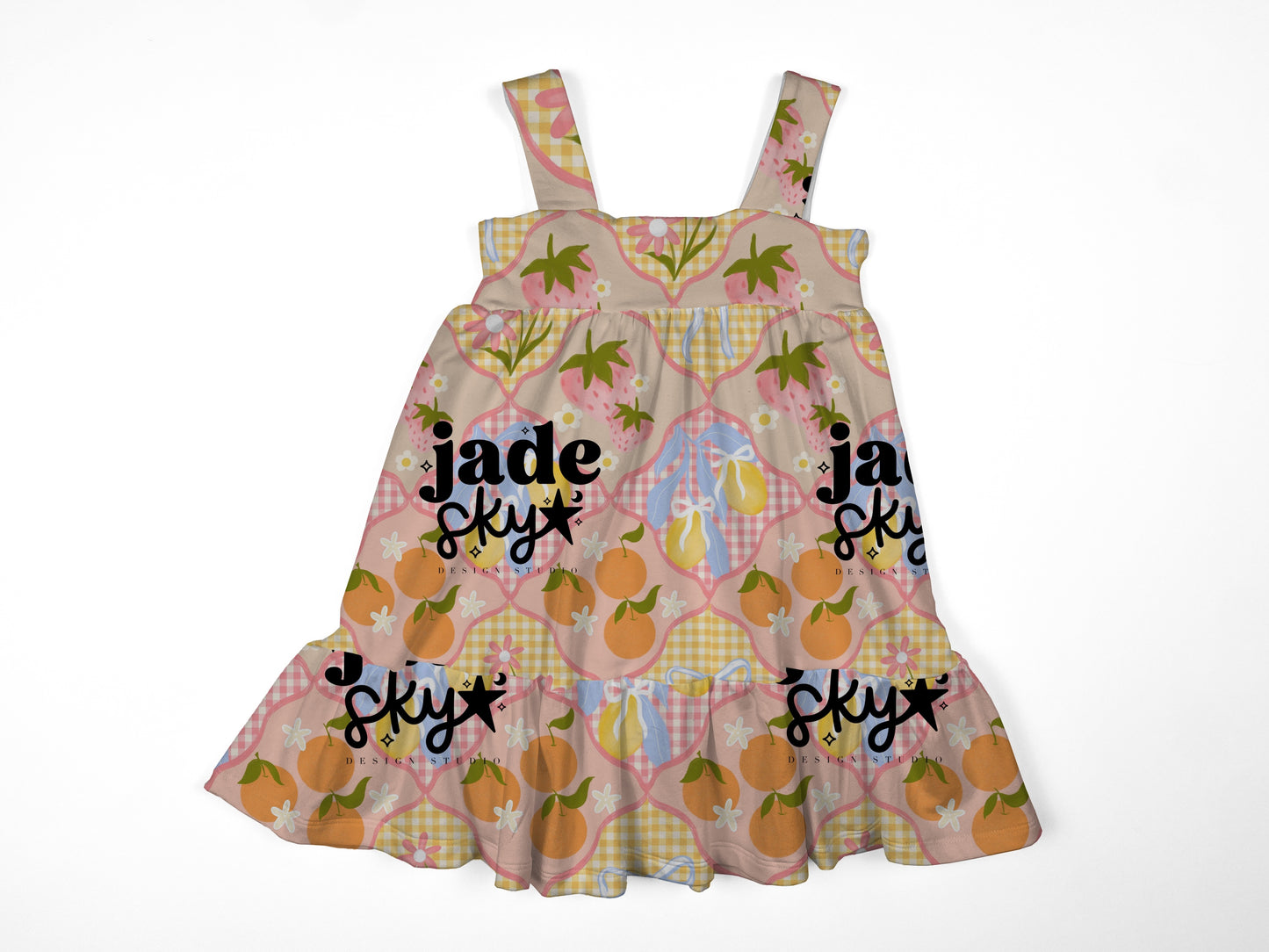 Fruit swirl ivy dress