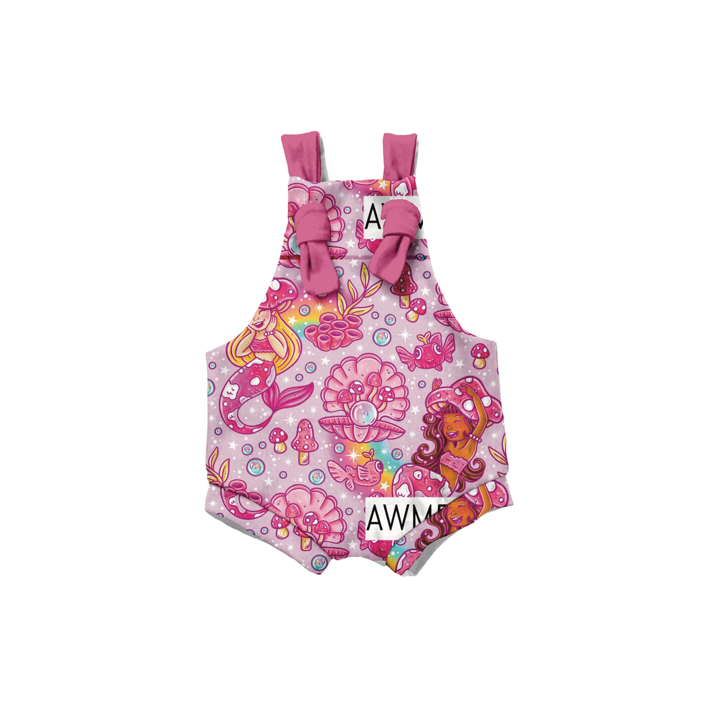 Mermaid Overalls ( pant length option in listing)
