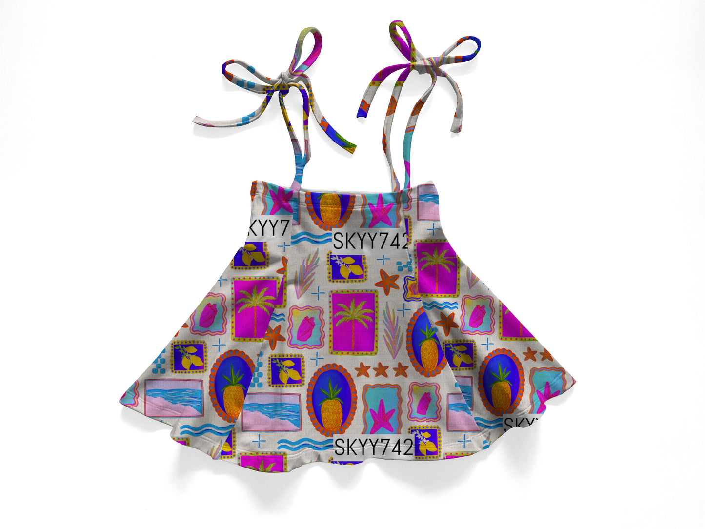 Vacation tie skirt