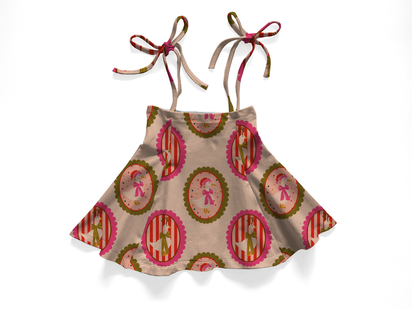 Goose tie skirt