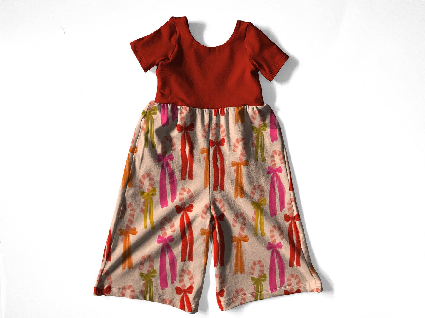 Candy cane Autumn romper