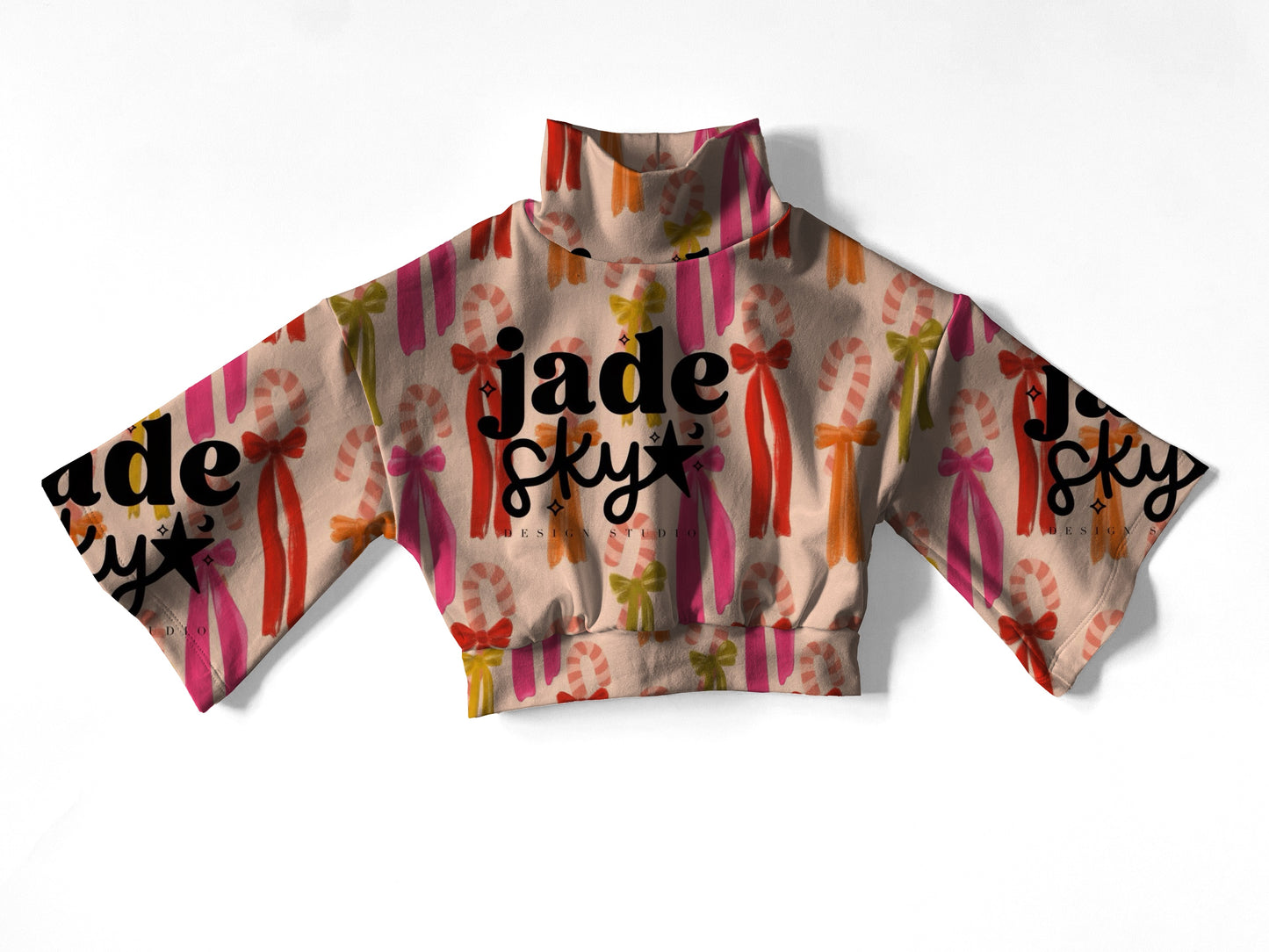 Candy cane Mock top