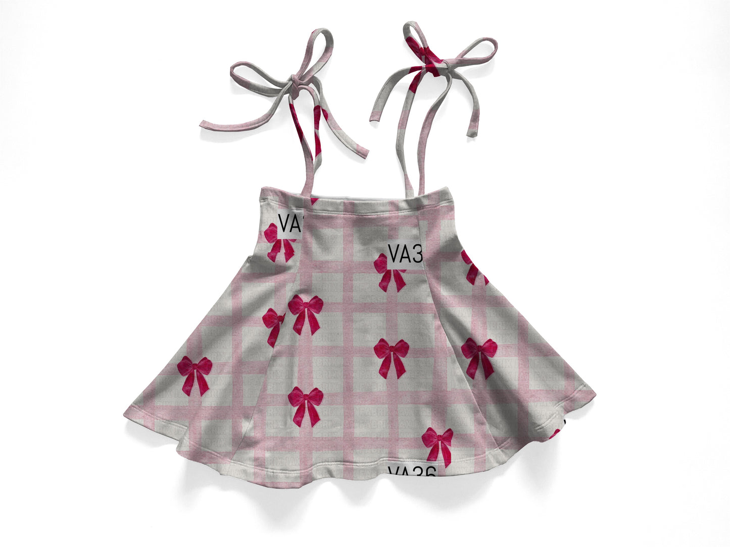 Pink bow tie skirt