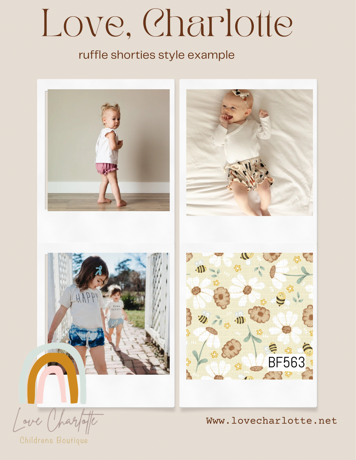 Honey stand Ruffle shorties