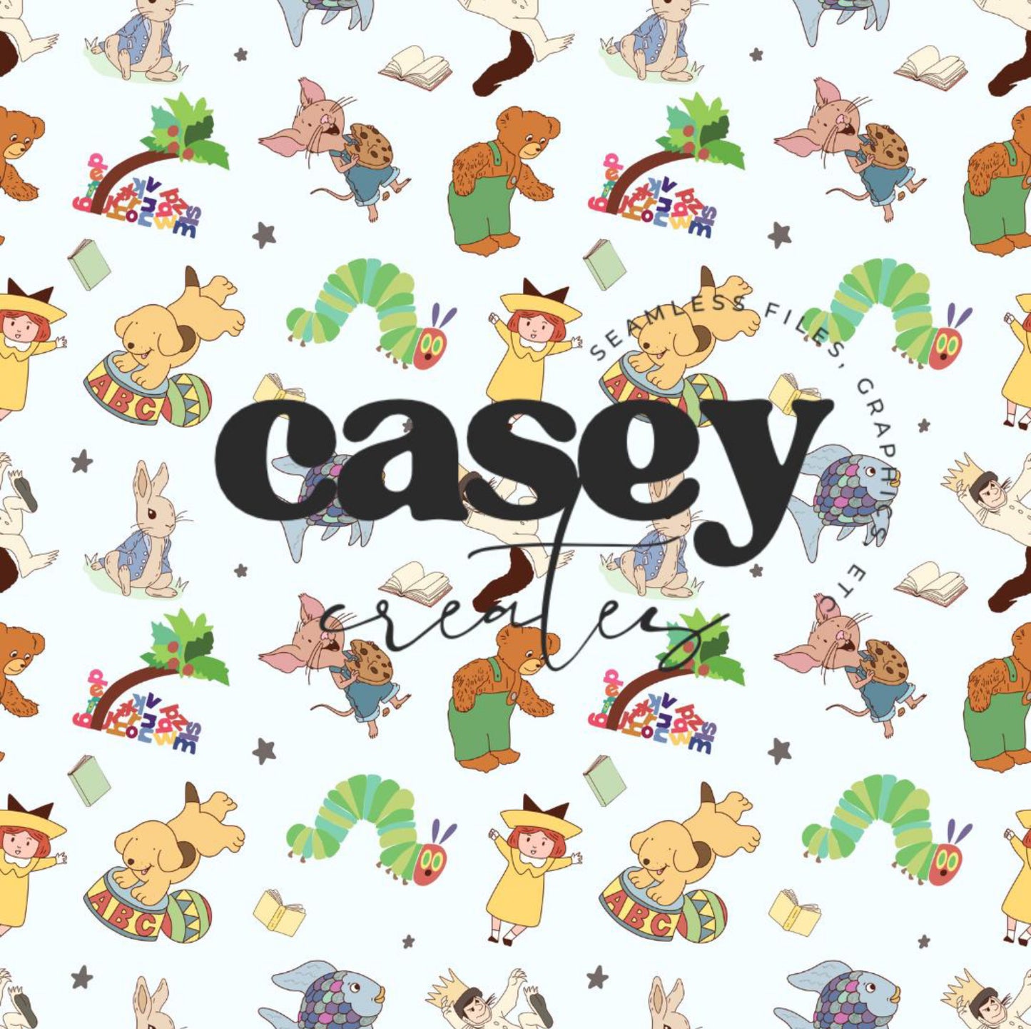 Pajama for story book drop ( prints in the listing )