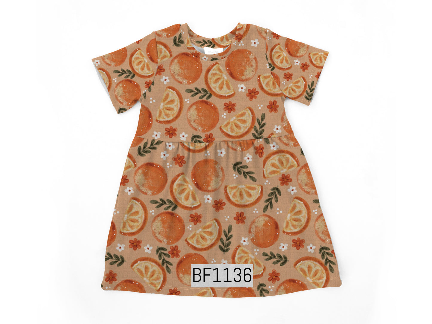Orange Bell dress