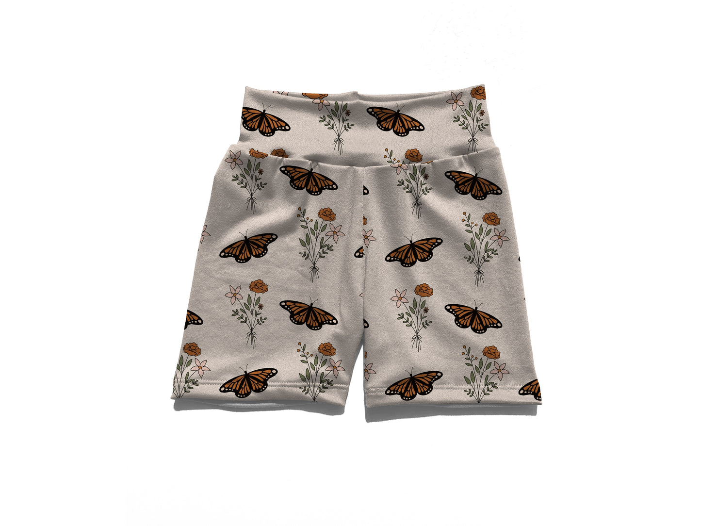 Butterfly biker shorts