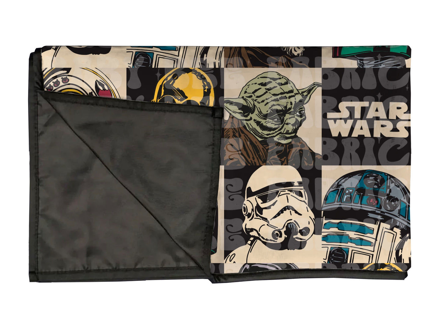 Sky wars playmat, swaddle, and blanket