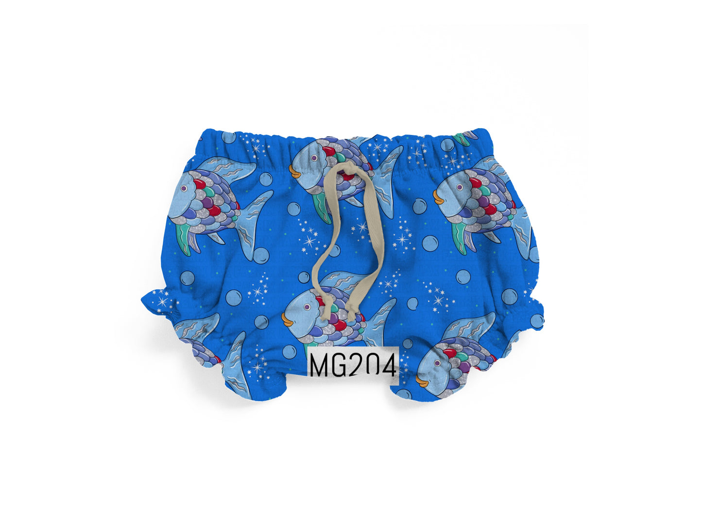 Rainbow fish Ruffle shorties