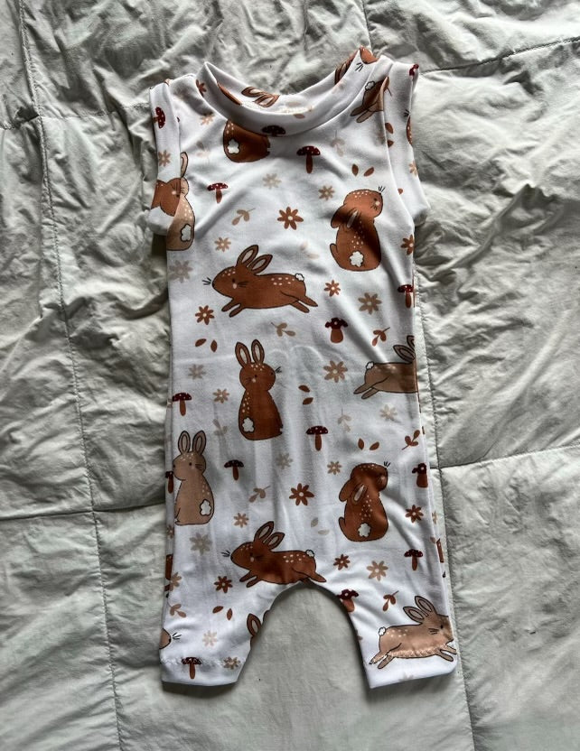 3-6m bunny Ollie romper