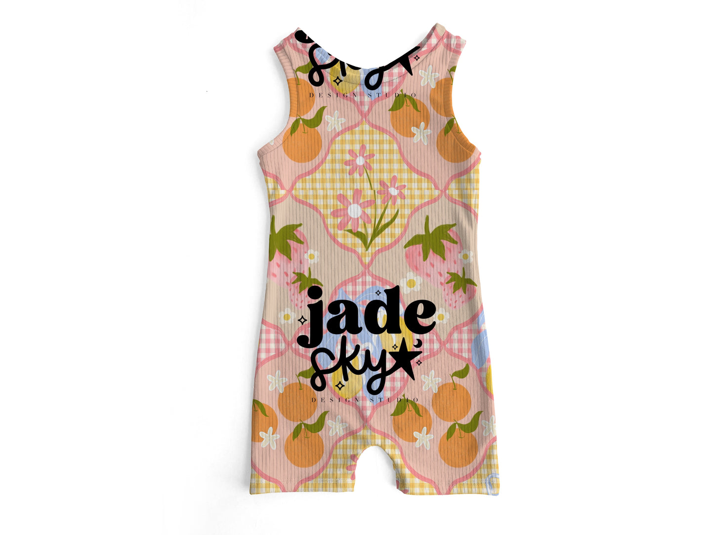 Fruit swirl Ollie romper