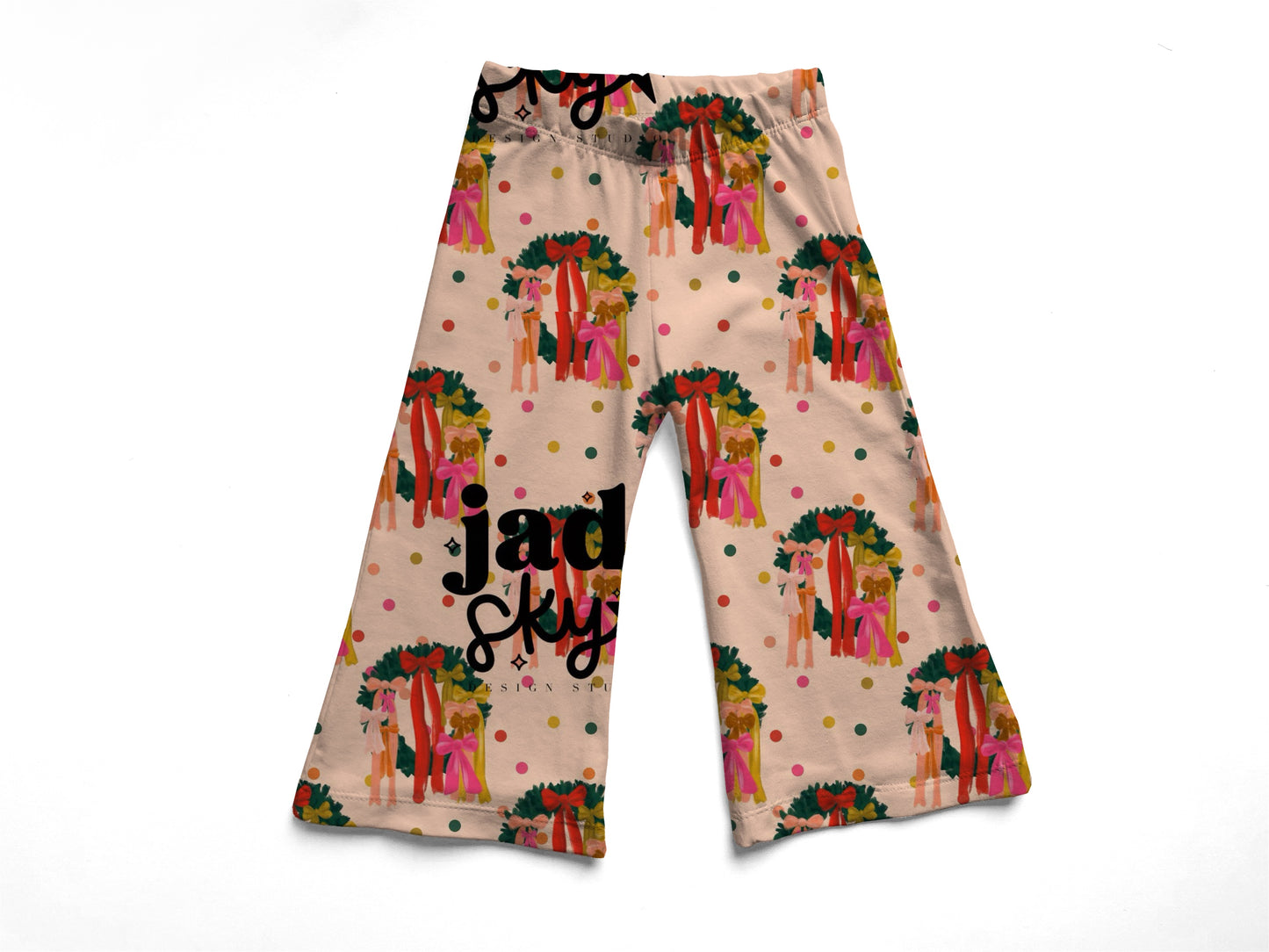 Wreath Wide leg pants