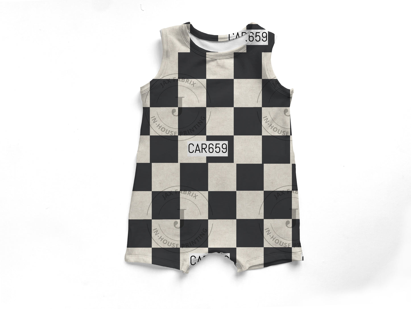 Check Tank romper