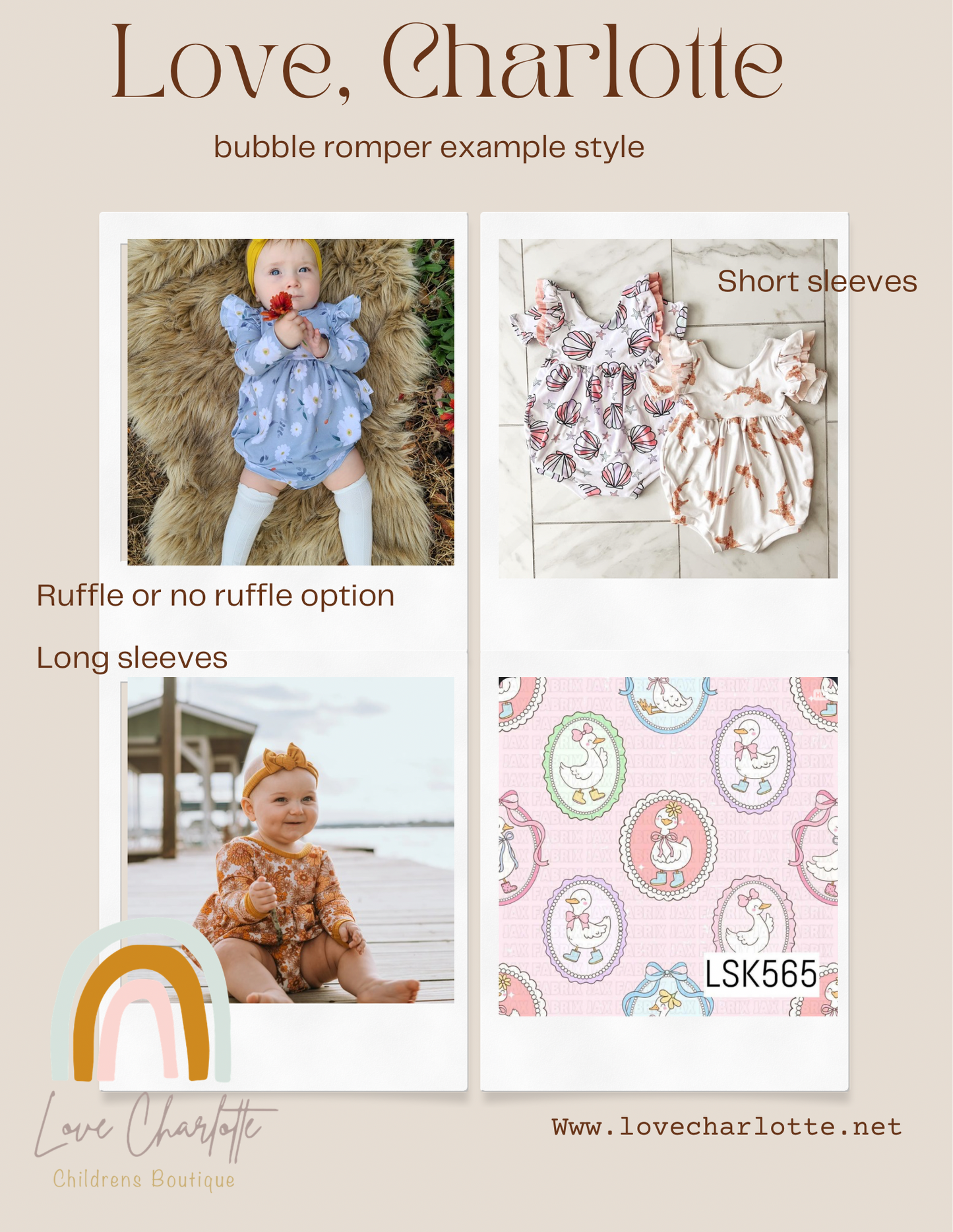 goose boots bubble romper