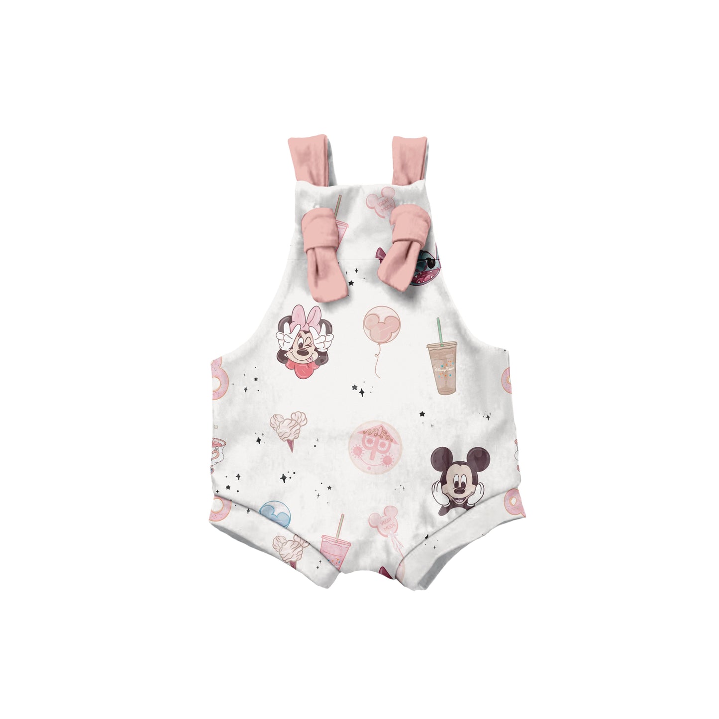 Palls in pink Overalls