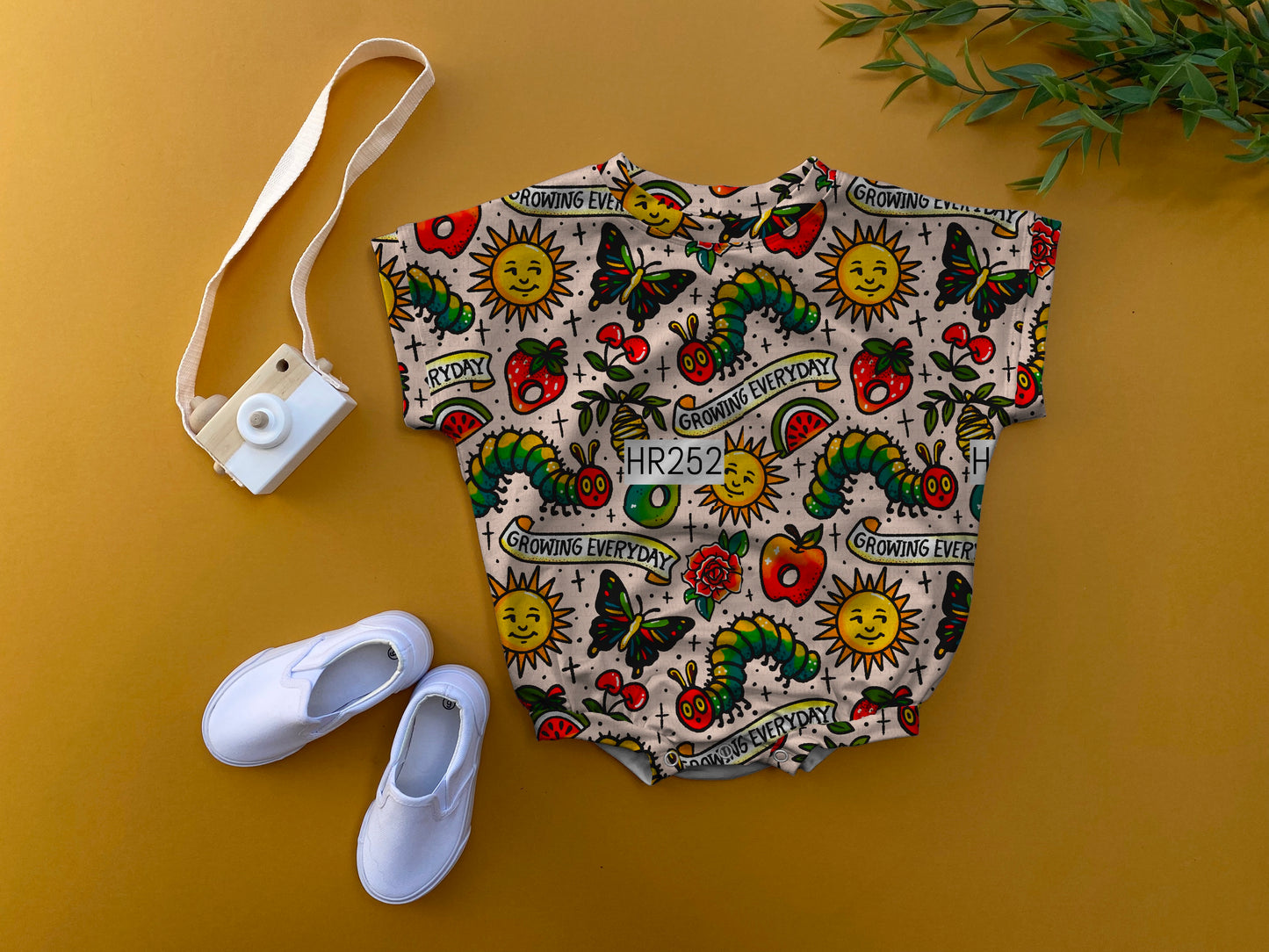 Tattoo Hungry caterpillars oversized romper