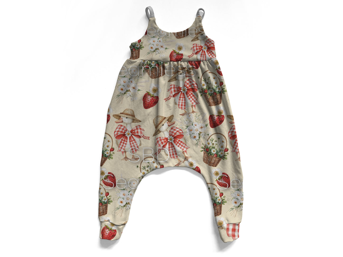 Strawberry goose og romper