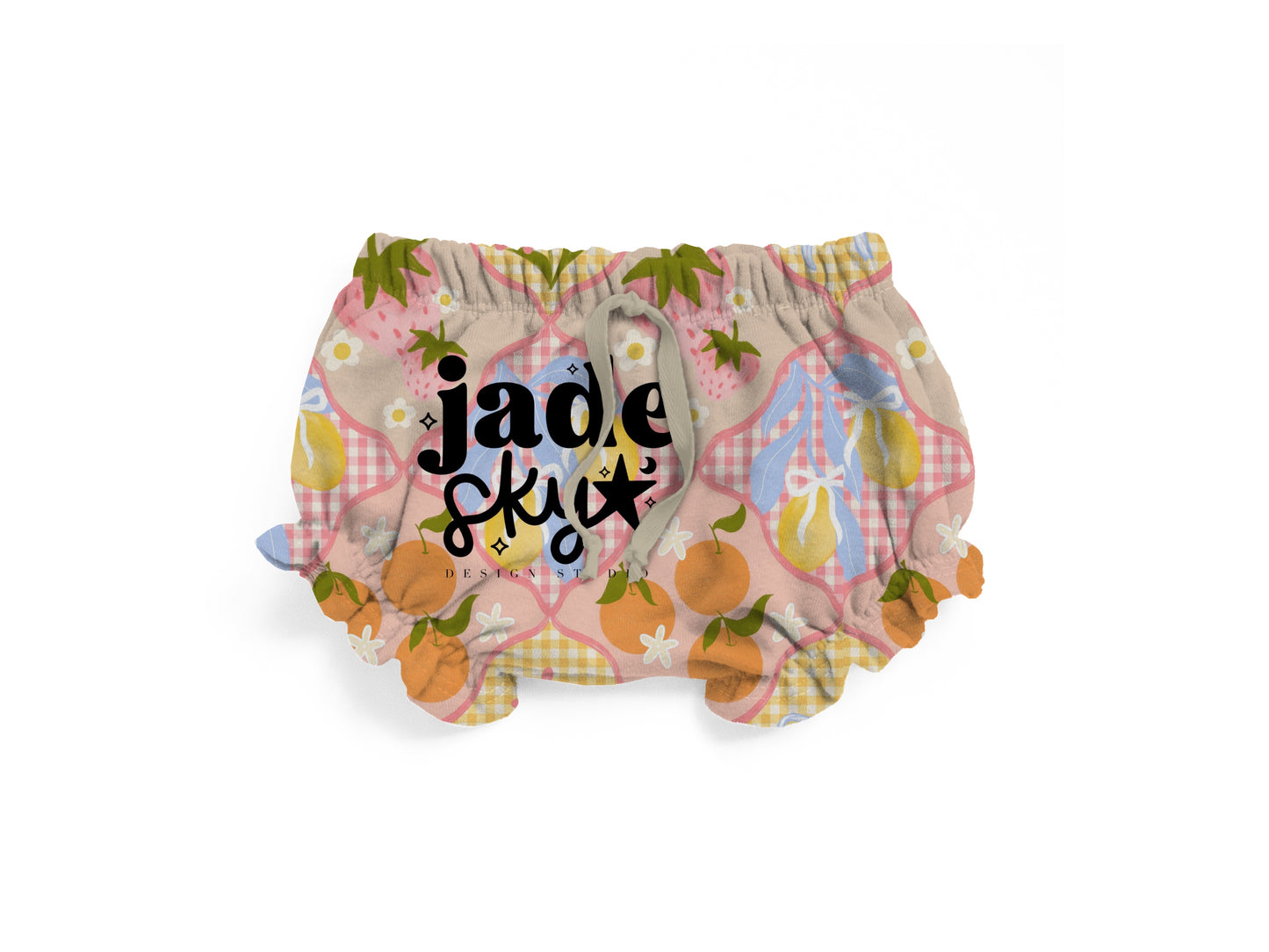 Fruit swirl Ruffle shorties