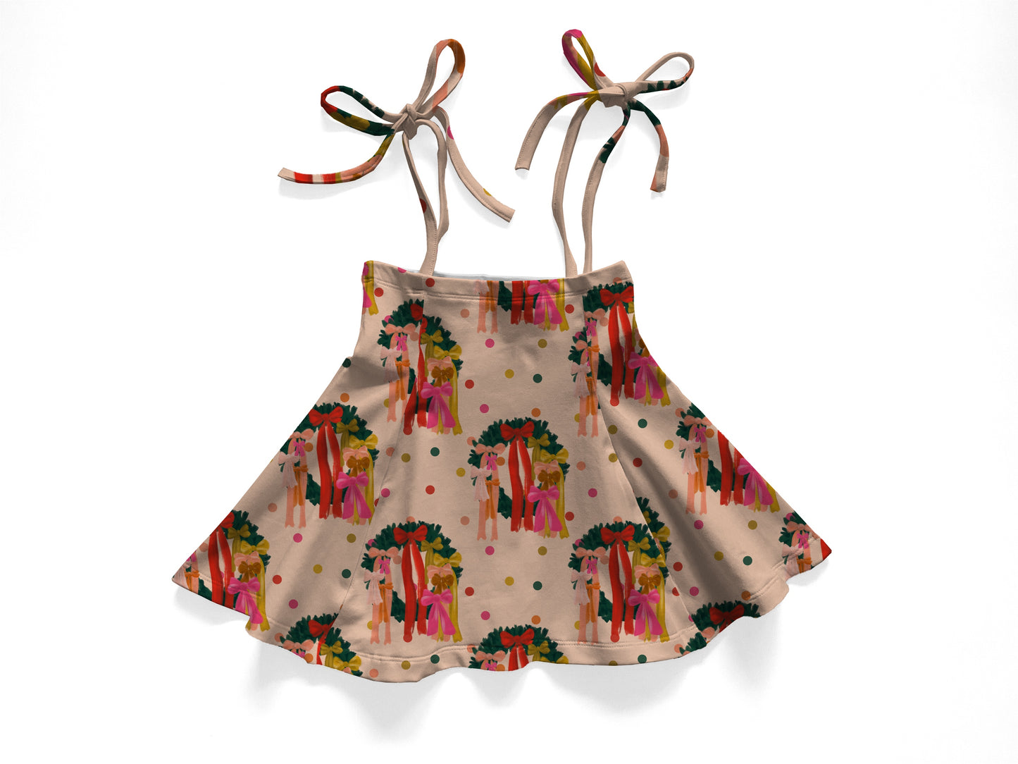Wreath tie skirt