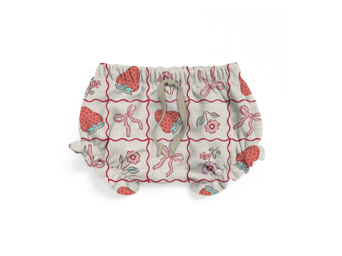 Strawberry patch Ruffle shorties