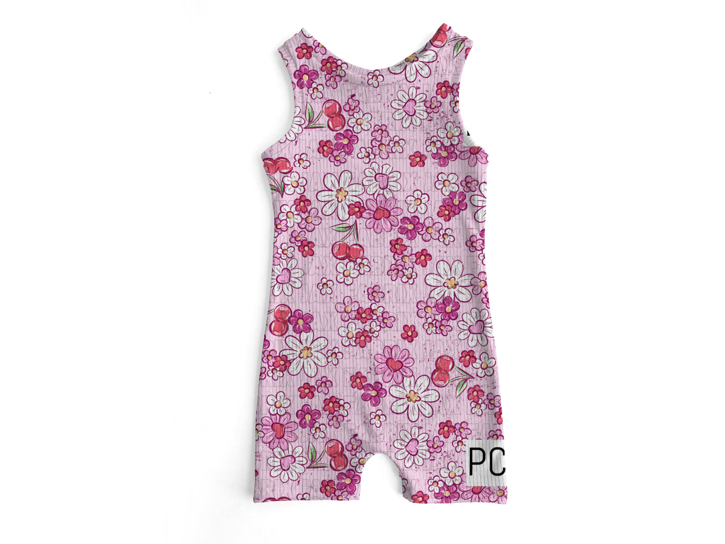 Heart flower Ollie romper