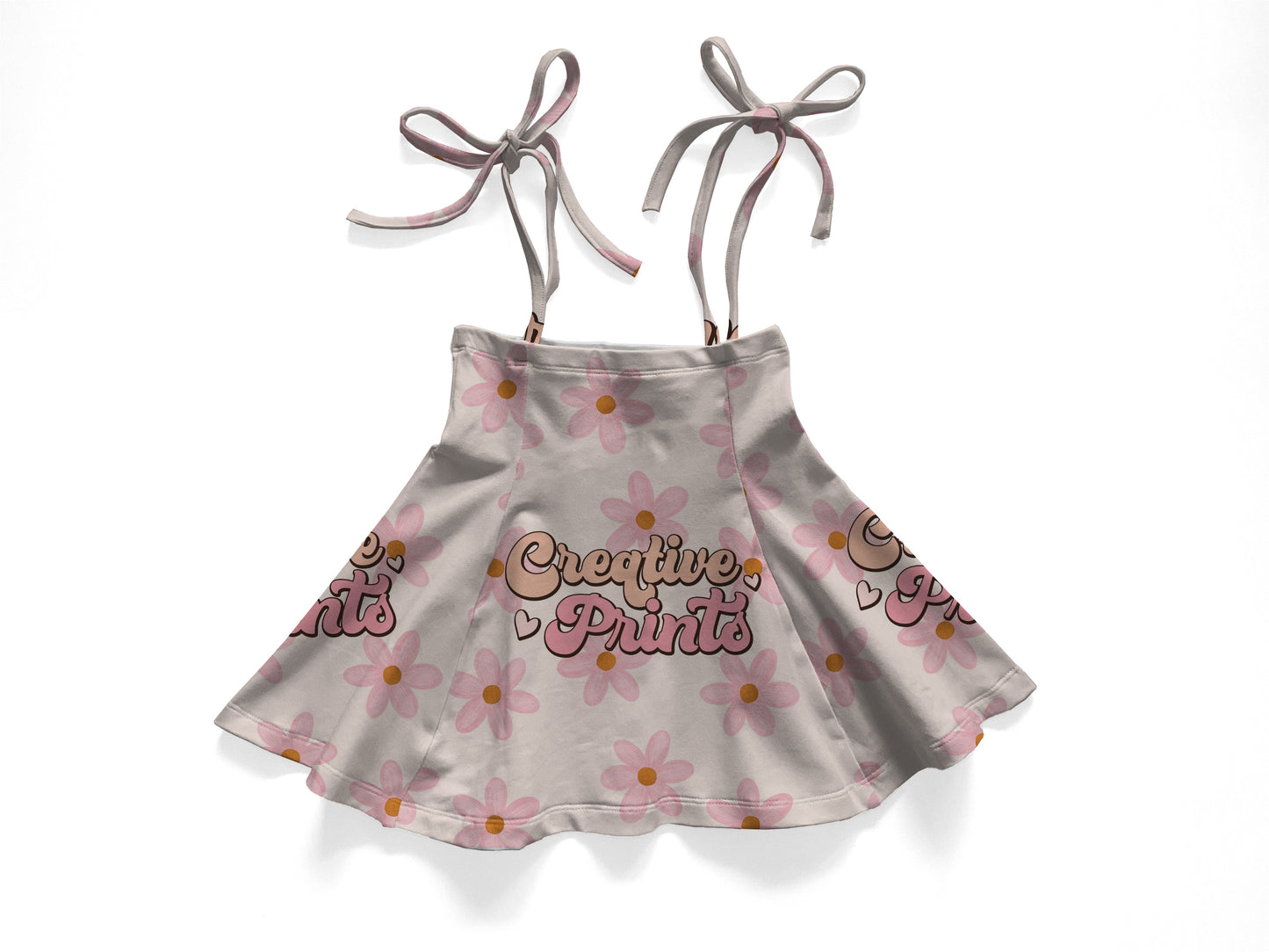 Dainty daisies tie skirt