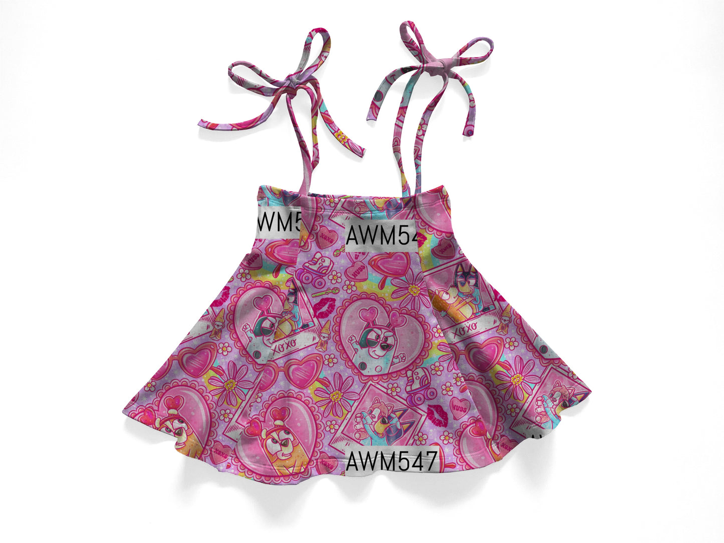 Muffin heart tie skirt