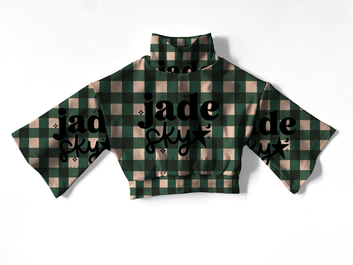 Plaid Mock top