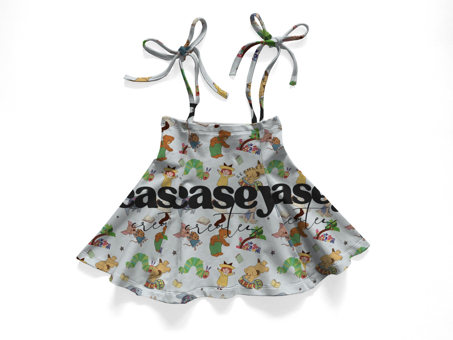 All the books tie skirt