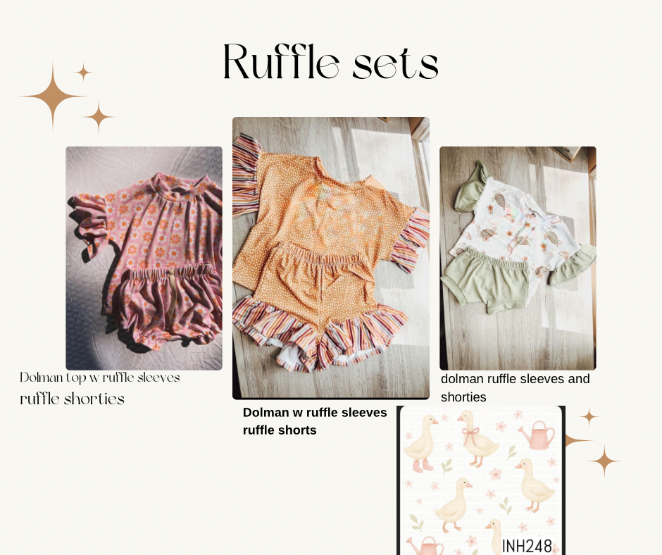 Pink goose set ( style options in the listing )