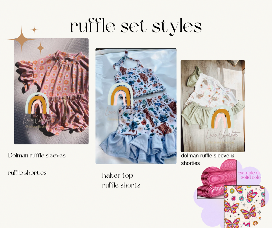 Butterfly set ( style options in the listing )