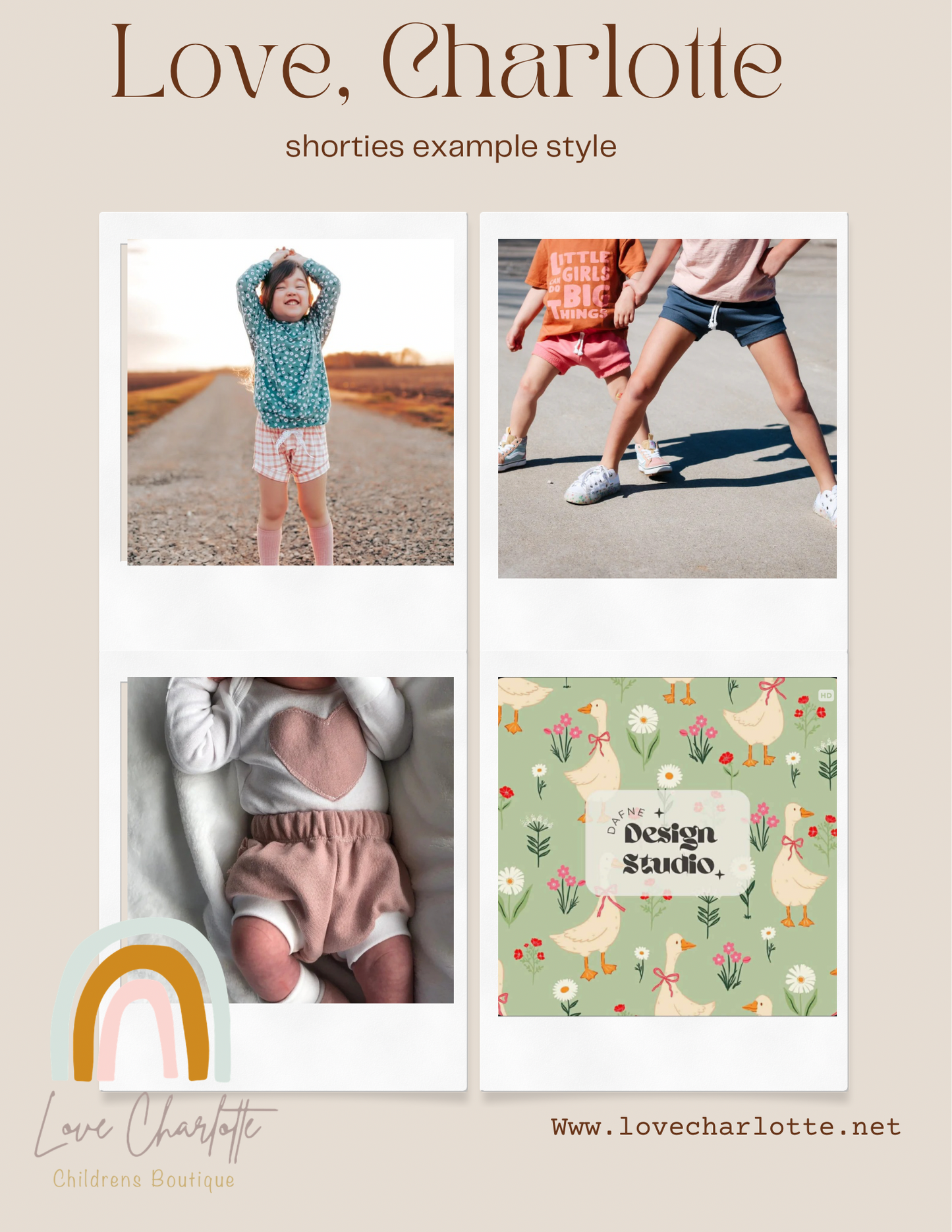 Green goose shorties