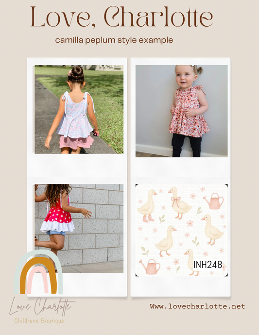 Pink goose Camilla dress or peplum