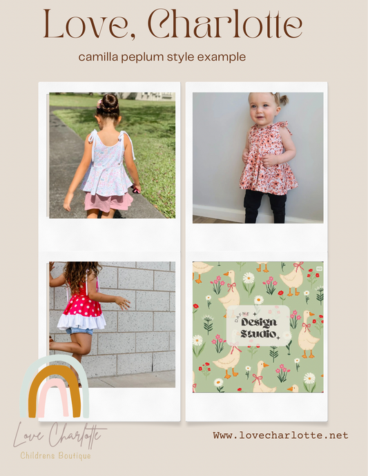 Green goose Camilla dress or peplum