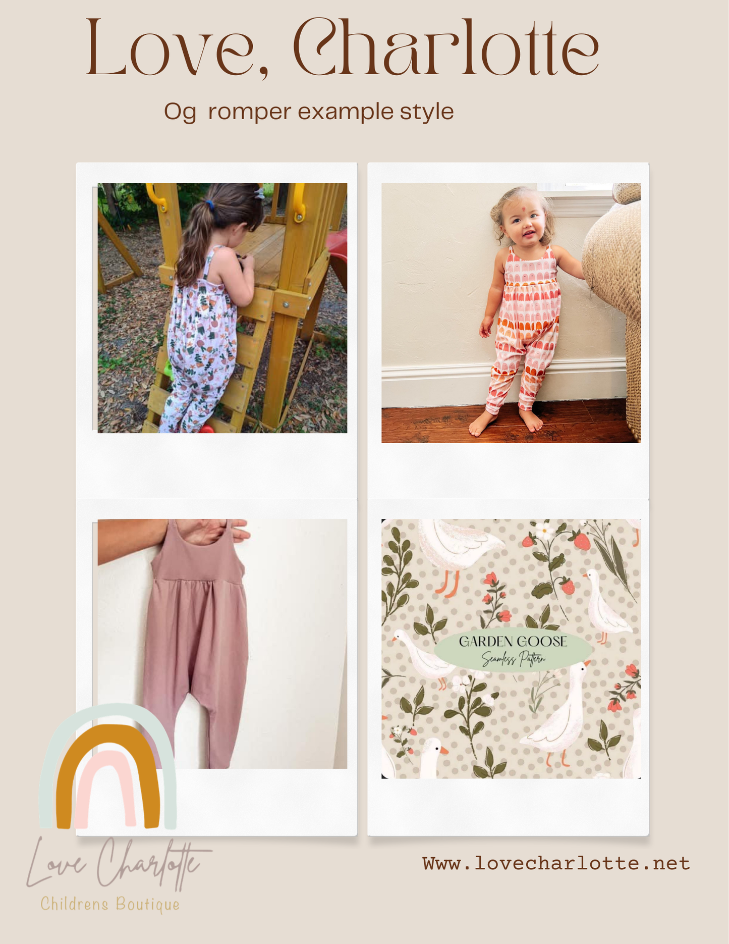 Neutral Goose og romper