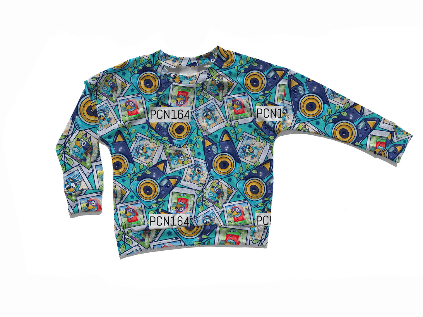 Bluey Dolman top