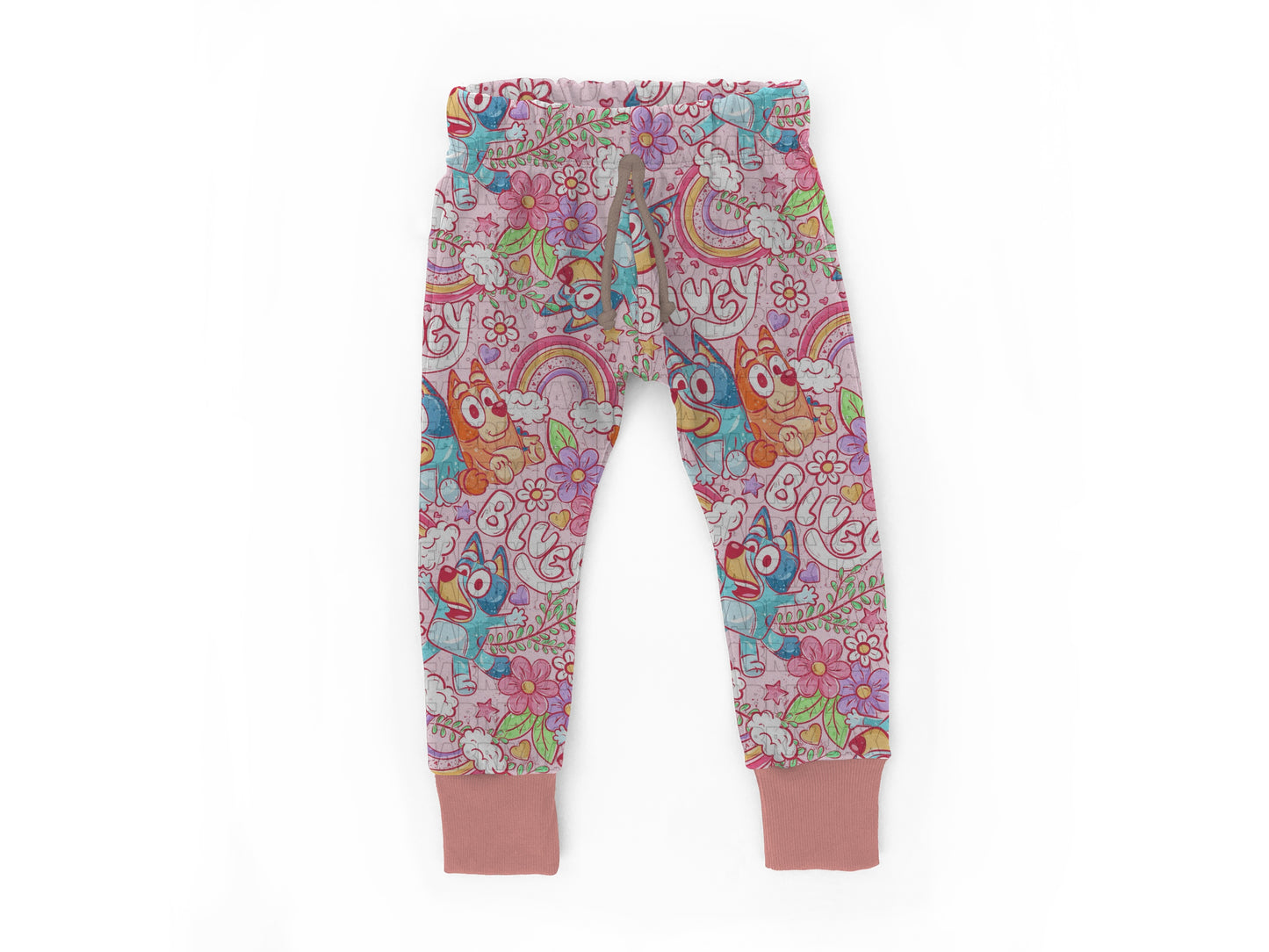 Pink rainbow Joggers
