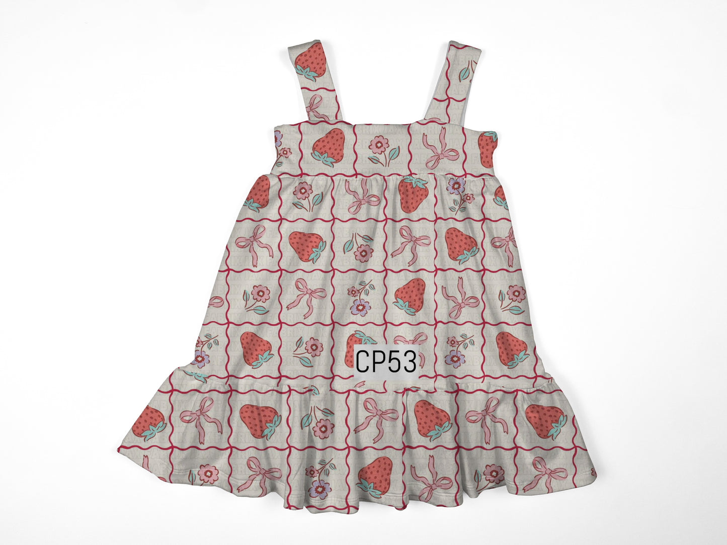 Strawberry patch ivy dress