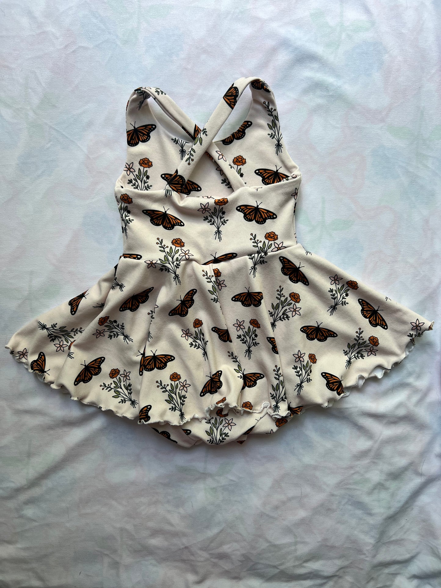 6-9 Brielle romper with snaps