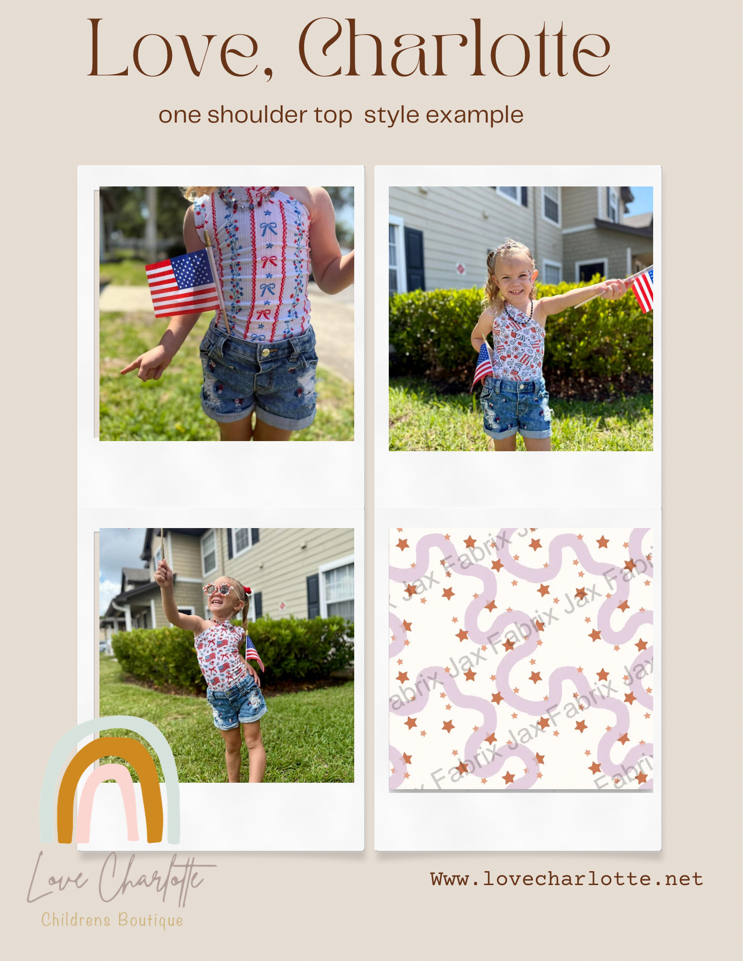 Star One shoulder top