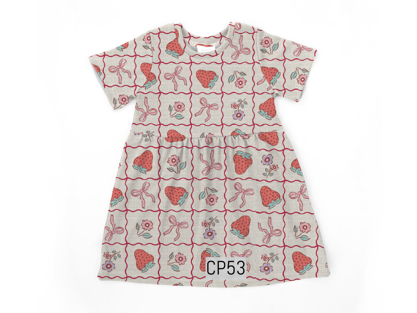 Strawberry patch Bell dress