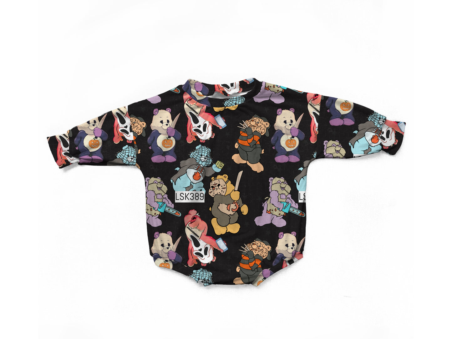 Scare bear oversized romper