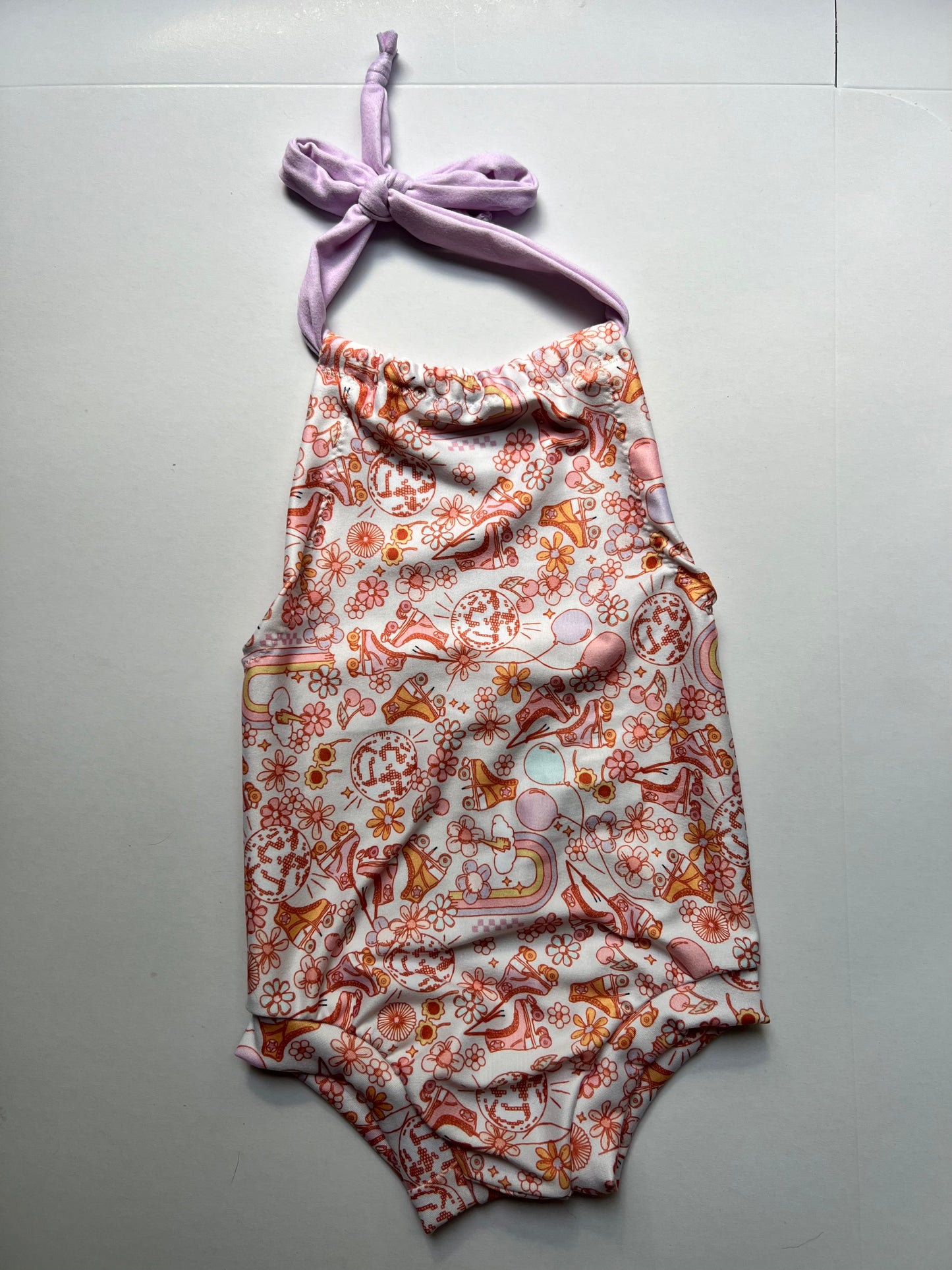 6-9 halter romper