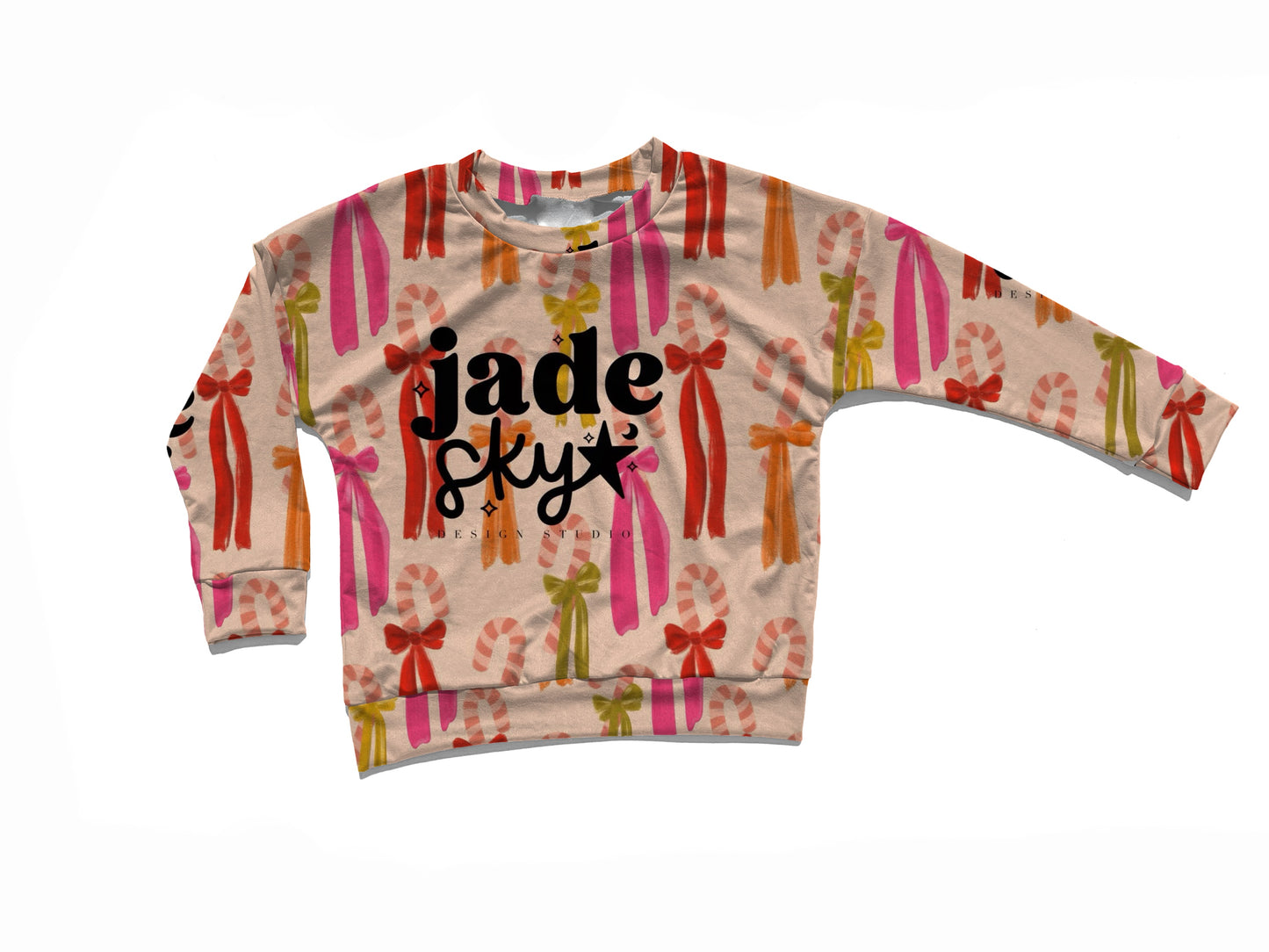 Candy cane Dolman top