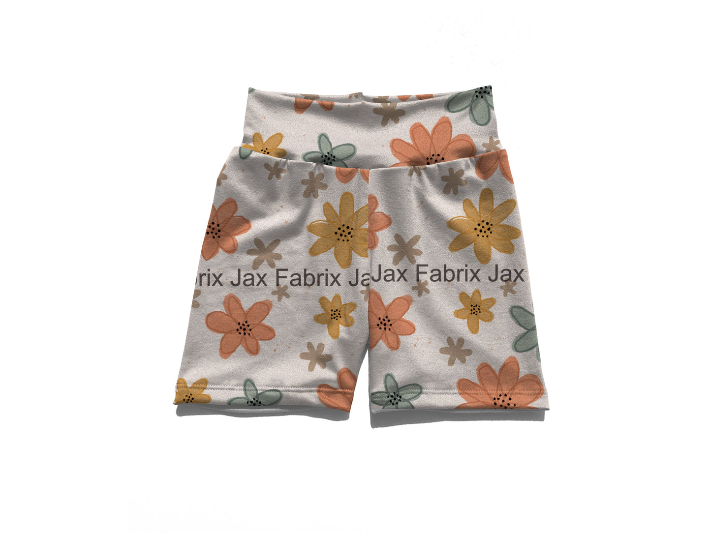 Flower biker shorts